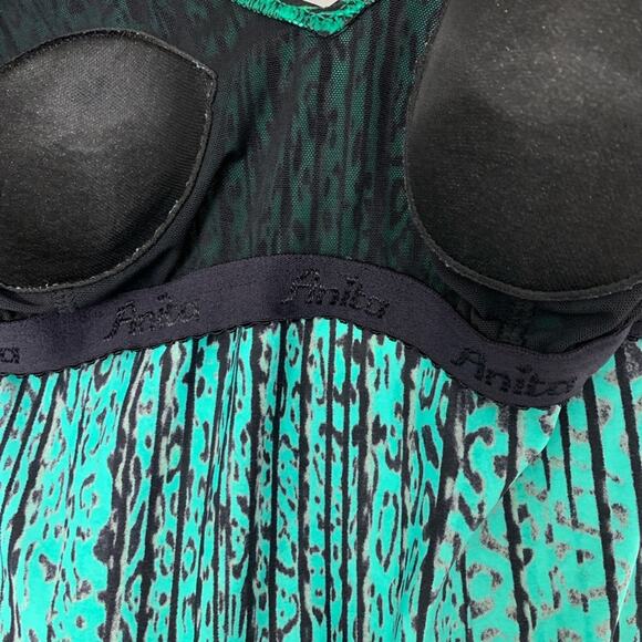 Vintage Jaguar Print Low Back One Piece Swimsuit - Picture 2 of 3